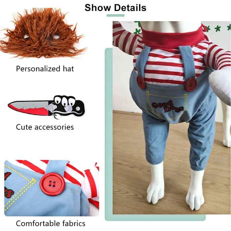 Horror Doll Puppy Costume