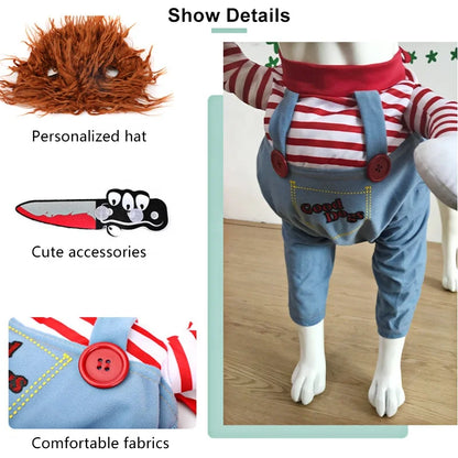 Horror Doll Puppy Costume